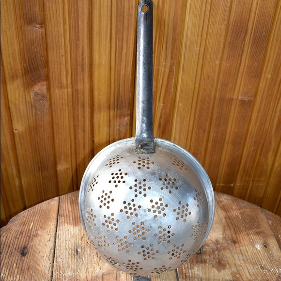 Vintage copper colander with copper handle, Copper Strainer, Old copper - Picture 2 of 5